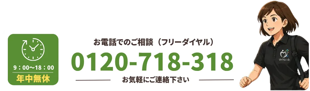 電話でのお問い合わせ 0120-718-318